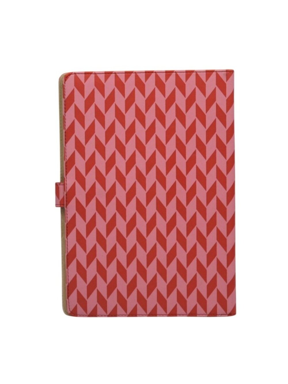 Stella & Dot Necklace Holder Jewelry Organizer Travel Pink Red Geometric Chevron - Picture 4 of 4